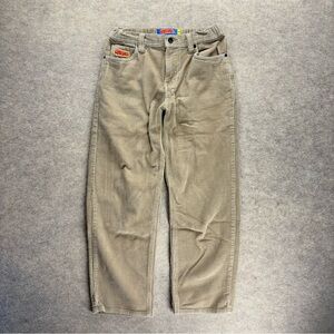 Empyre Tori Corduroy Pants Women’s 28x25 Beige Baggy Fit Straight Leg High Rise